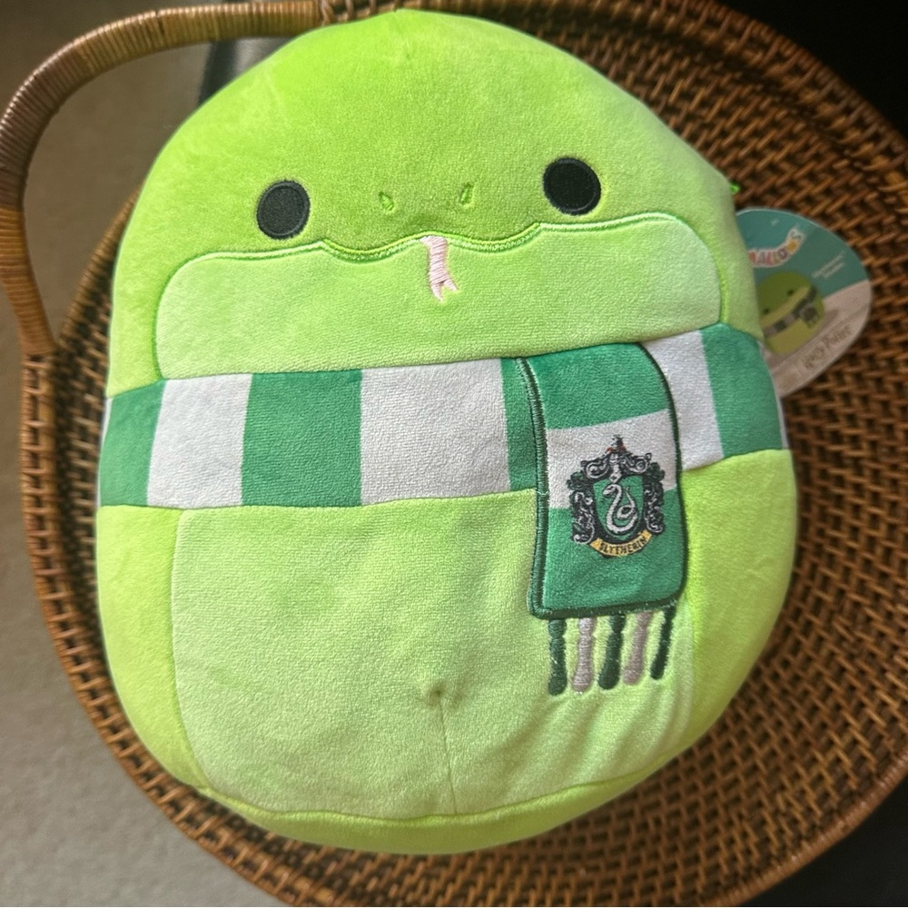 Warner Bros. 13” Wizarding World Harry Potter Slytherin Snake Squishmallow Plush